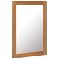 Specchio 50x70 cm in Legno Massello di Rovere Specchio 50x70 cm in Legno Massello di Rovere