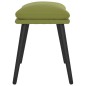 vidaXL Poggiapiedi Verde Chiaro 45x29,5x35 cm in Velluto vidaXL Poggiapiedi Verde Chiaro 45x29,5x35 cm in Velluto
