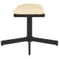 vidaXL Poggiapiedi Crema 60x60x36 cm in Tessuto e Similpelle vidaXL Poggiapiedi Crema 60x60x36 cm in Tessuto e Similpelle