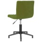 vidaXL Sedie da Pranzo Girevoli 2 pz Verde Chiaro in Velluto vidaXL Sedie da Pranzo Girevoli 2 pz Verde Chiaro in Velluto