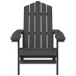 Sedie da Giardino Adirondack 2 pz in HDPE Antracite Sedie da Giardino Adirondack 2 pz in HDPE Antracite
