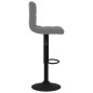 vidaXL Sgabelli da Bar 2 pz Grigio Scuro in Velluto vidaXL Sgabelli da Bar 2 pz Grigio Scuro in Velluto