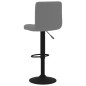 vidaXL Sgabelli da Bar 2 pz Grigio Scuro in Velluto vidaXL Sgabelli da Bar 2 pz Grigio Scuro in Velluto