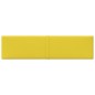 Pannelli Murali 12 pz Gialli 60x15 cm Tessuto 1,08 m² Pannelli Murali 12 pz Gialli 60x15 cm Tessuto 1,08 m²