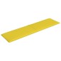 Pannelli Murali 12 pz Gialli 60x15 cm Tessuto 1,08 m² Pannelli Murali 12 pz Gialli 60x15 cm Tessuto 1,08 m²