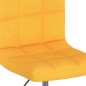 vidaXL Sedie da Pranzo Girevoli 2 pz Giallo Senape in Tessuto vidaXL Sedie da Pranzo Girevoli 2 pz Giallo Senape in Tessuto