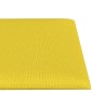 Pannelli Murali 12 pz Gialli 60x15 cm Tessuto 1,08 m² Pannelli Murali 12 pz Gialli 60x15 cm Tessuto 1,08 m²