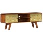 vidaXL Mobile Porta TV in Legno Massello di Sheesham 120x30x45cm vidaXL Mobile Porta TV in Legno Massello di Sheesham 120x30x45cm