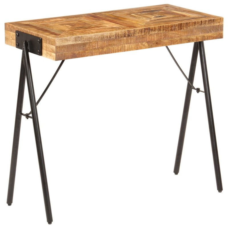 vidaXL Tavolo Consolle in Legno Massello di Mango 80x40x75 cm vidaXL Tavolo Consolle in Legno Massello di Mango 80x40x75 cm