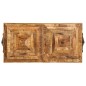 vidaXL Tavolo Consolle in Legno Massello di Mango 80x40x75 cm vidaXL Tavolo Consolle in Legno Massello di Mango 80x40x75 cm