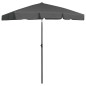 Ombrellone da Spiaggia Antracite 180x120 cm Ombrellone da Spiaggia Antracite 180x120 cm