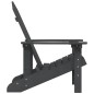 Sedia da Giardino Adirondack Antracite HDPE Sedia da Giardino Adirondack Antracite HDPE