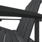 Sedia da Giardino Adirondack Antracite HDPE Sedia da Giardino Adirondack Antracite HDPE