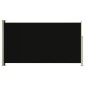 Tenda Laterale Retrattile per Patio 170x300 cm Nera Tenda Laterale Retrattile per Patio 170x300 cm Nera