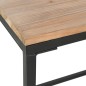 vidaXL Scrivania Base Singola Legno di Abete e Acciaio 100x50x76 cm vidaXL Scrivania Base Singola Legno di Abete e Acciaio 100x50x76 cm