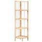 vidaXL Scaffale ad Angolo in Legno di Cedro 27x27x110 cm vidaXL Scaffale ad Angolo in Legno di Cedro 27x27x110 cm
