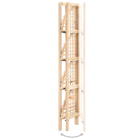 vidaXL Scaffale ad Angolo in Legno di Cedro 27x27x110 cm