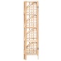 vidaXL Scaffale ad Angolo in Legno di Cedro 27x27x110 cm vidaXL Scaffale ad Angolo in Legno di Cedro 27x27x110 cm