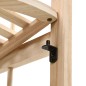 vidaXL Scaffale ad Angolo in Legno di Cedro 27x27x110 cm vidaXL Scaffale ad Angolo in Legno di Cedro 27x27x110 cm