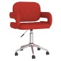 vidaXL Sedia da Pranzo Girevole Rosso Vino in Similpelle vidaXL Sedia da Pranzo Girevole Rosso Vino in Similpelle