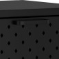 vidaXL Tavolo Consolle Nero 106x35x75 cm in Acciaio vidaXL Tavolo Consolle Nero 106x35x75 cm in Acciaio