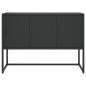 vidaXL Credenza Nera 105x35x75 cm in Acciaio vidaXL Credenza Nera 105x35x75 cm in Acciaio