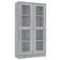 Mobile Vetrina Grigio Sonoma 82,5x30,5x150 cm Legno Multistrato Mobile Vetrina Grigio Sonoma 82,5x30,5x150 cm Legno Multistrato