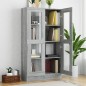 Mobile Vetrina Grigio Sonoma 82,5x30,5x150 cm Legno Multistrato Mobile Vetrina Grigio Sonoma 82,5x30,5x150 cm Legno Multistrato