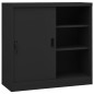 vidaXL Armadio Ufficio Anta Scorrevole Antracite 90x40x90cm Acciaio vidaXL Armadio Ufficio Anta Scorrevole Antracite 90x40x90cm Acciaio