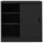 vidaXL Armadio Ufficio Anta Scorrevole Antracite 90x40x90cm Acciaio vidaXL Armadio Ufficio Anta Scorrevole Antracite 90x40x90cm Acciaio