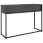 vidaXL Tavolo Consolle Antracite 106x35x75 cm in Acciaio vidaXL Tavolo Consolle Antracite 106x35x75 cm in Acciaio