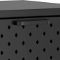 vidaXL Tavolo Consolle Antracite 106x35x75 cm in Acciaio vidaXL Tavolo Consolle Antracite 106x35x75 cm in Acciaio