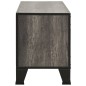 vidaXL Mobile Porta TV Grigio 105x36x47 cm in Metallo e MDF vidaXL Mobile Porta TV Grigio 105x36x47 cm in Metallo e MDF