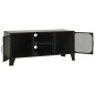 vidaXL Mobile Porta TV Grigio 105x36x47 cm in Metallo e MDF vidaXL Mobile Porta TV Grigio 105x36x47 cm in Metallo e MDF