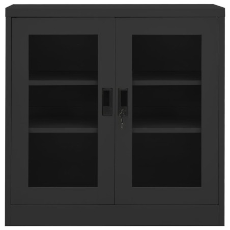 vidaXL Armadio per Ufficio Antracite 90x40x90 cm in Acciaio