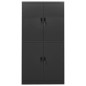 vidaXL Armadio per Ufficio Antracite 90x40x180 cm in Acciaio vidaXL Armadio per Ufficio Antracite 90x40x180 cm in Acciaio