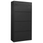 vidaXL Armadio per Ufficio Antracite 90x40x180 cm in Acciaio vidaXL Armadio per Ufficio Antracite 90x40x180 cm in Acciaio