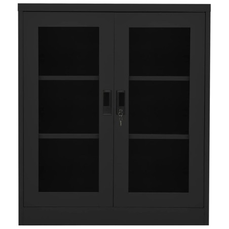 vidaXL Armadio per Ufficio Antracite 90x40x105 cm in Acciaio