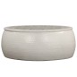 vidaXL Tavolino da Caffè in Alluminio Martellato 70x30 cm Bianco vidaXL Tavolino da Caffè in Alluminio Martellato 70x30 cm Bianco