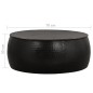 vidaXL Tavolino da Caffè in Alluminio Martellato 70x30 cm Nero vidaXL Tavolino da Caffè in Alluminio Martellato 70x30 cm Nero