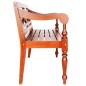 vidaXL Panchina Batavia 98 cm Legno Massello di Mogano Marrone Scuro vidaXL Panchina Batavia 98 cm Legno Massello di Mogano Marrone Scuro