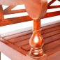 vidaXL Panchina Batavia 98 cm Legno Massello di Mogano Marrone Scuro vidaXL Panchina Batavia 98 cm Legno Massello di Mogano Marrone Scuro