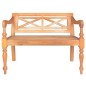 vidXL Panchina Batavia 98 cm Legno Massello di Mogano Marrone Chiaro vidXL Panchina Batavia 98 cm Legno Massello di Mogano Marrone Chiaro