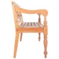 vidXL Panchina Batavia 98 cm Legno Massello di Mogano Marrone Chiaro vidXL Panchina Batavia 98 cm Legno Massello di Mogano Marrone Chiaro