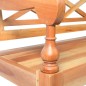 vidXL Panchina Batavia 98 cm Legno Massello di Mogano Marrone Chiaro vidXL Panchina Batavia 98 cm Legno Massello di Mogano Marrone Chiaro