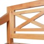 vidXL Panchina Batavia 98 cm Legno Massello di Mogano Marrone Chiaro vidXL Panchina Batavia 98 cm Legno Massello di Mogano Marrone Chiaro
