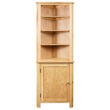 vidaXL Armadietto ad Angolo 59x36x180 cm in Massello di Rovere