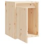 Pensili 2 pz 30x30x40 cm in Legno Massello di Pino Pensili 2 pz 30x30x40 cm in Legno Massello di Pino