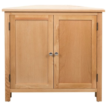 vidaXL Armadietto ad Angolo 80x33,5x78 cm in Massello di Rovere