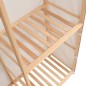 vidaXL Armadio per Indumenti a 3 Ripiani 110x40x170 cm vidaXL Armadio per Indumenti a 3 Ripiani 110x40x170 cm